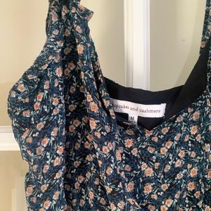 cupcakes and cashmere printed mini dress